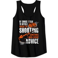 Talk To Myself When Shooting Skeet Trap Men's Short Sleeve Tank Top
