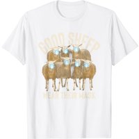 Sweet Sheep T-shirt Animaux Drôles - Moutons Portent Leur Masque — T-shirts pour hommes