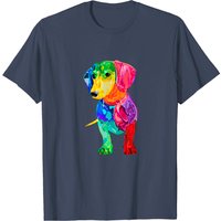 T-shirt pour hommes Dachshund Dog Lover en noir — T-shirts pour hommes