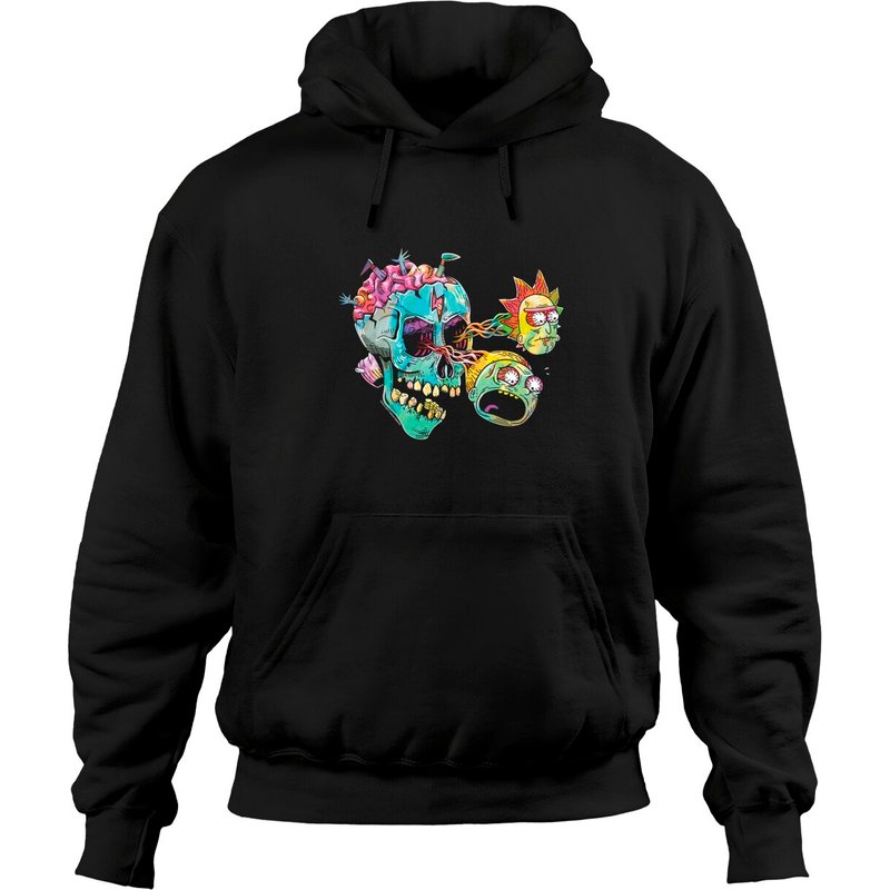 Rick And Morty Eyeballs Pullover Hoodie for Unisex — Mens Hoodies