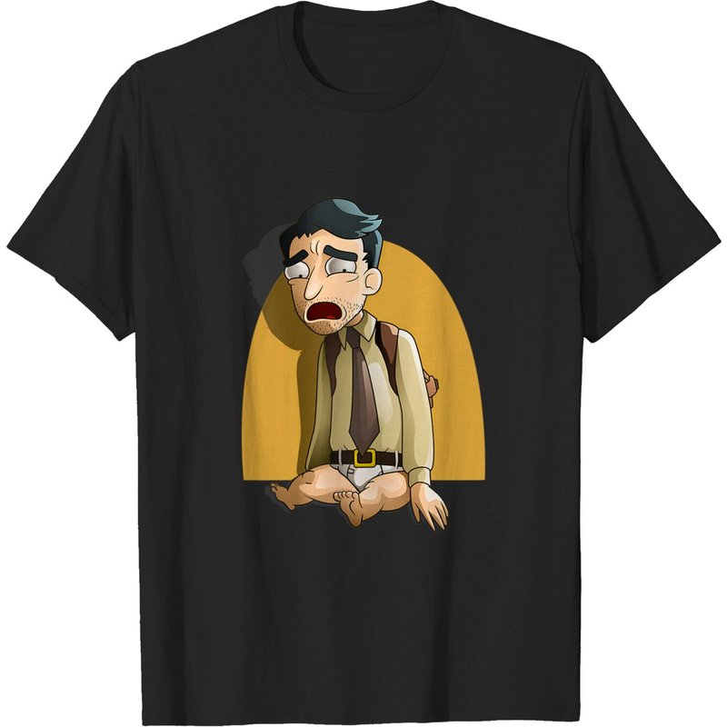 Rick and Morty Baby Leg Detective T-Shirt for Men — Mens T Shirts