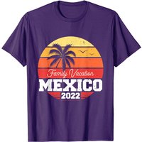 T-shirt pour hommes assorti de vacances en famille au Mexique 2022