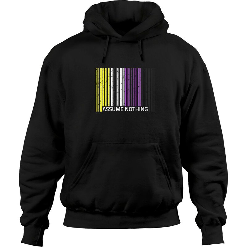 Femboy Pride Flag Hoodie Nonbinary Genderqueer LGBTQIA — Mens Hoodies