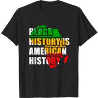 T-shirt Black History Is American History pour hommes