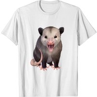 Screaming Possum T-Shirt for Men in Black
