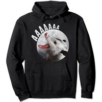 Hoodie Screaming Possum pour Unisexe en Noir