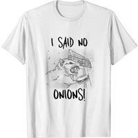 Screaming Possum T-shirt Funny Possum No Onions Opossum Burger
