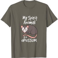 Screaming Possum T-Shirt for Men - Funny Opossum Design