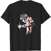 T-shirt Memes de Soudage avec Drapeau Américain pour Hommes — T-shirts pour hommes