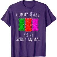 T-shirt Gummy Bear pour hommes - Les ours en gélatine sont mon animal totem — T-shirts pour hommes