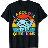 T-shirt I Axolotl Questions Enfants Salamandre Bleue — T-shirts pour hommes