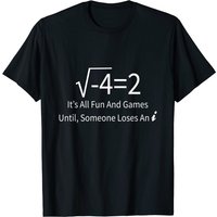 Someone Loses An i - Funny Math T-Shirt for Men — Mens T Shirts