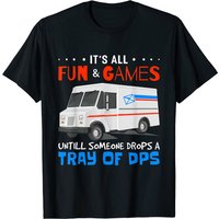I Drops A Tray Of DPS Shirt Postal Worker T-Shirt for Men