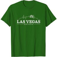 T-shirt Souvenir Vintage Nevada Skyline de Las Vegas pour Hommes — T-shirts pour hommes