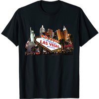 T-shirt pour hommes avec le célèbre panneau de Las Vegas
