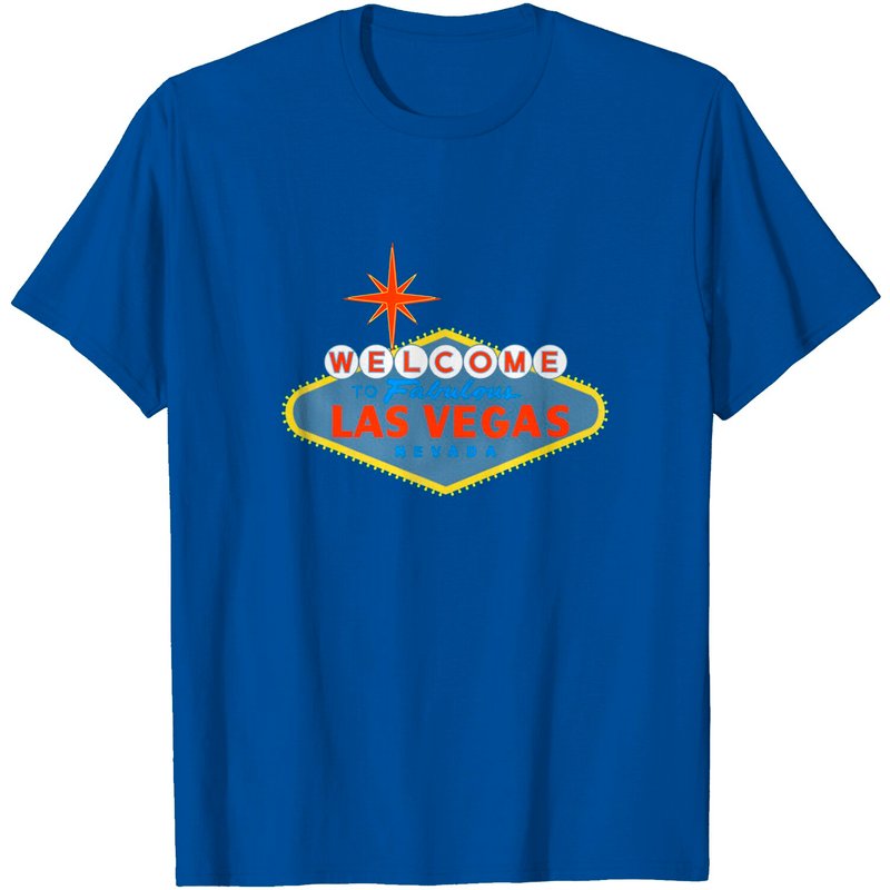 T-shirt Welcome to Las Vegas Fabulous Nevada Sign pour hommes — T-shirts pour hommes