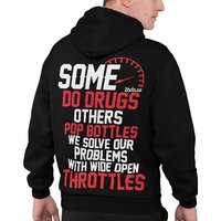 Hoodie Unisexe Wide Open Throttles - Noir