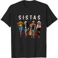 T-shirt Black Sistas Queen Melanin pour hommes