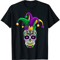 T-shirt humoristique Crâne de sucre pour la fête de Mardi Gras