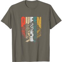 T-shirt Black Queen Pride pour femmes - Pouvoir afro-américain — T-shirts pour hommes