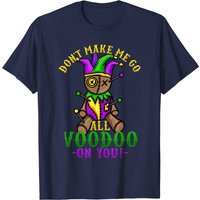 T-shirt Voodoo de Mardi Gras pour hommes en noir — T-shirts pour hommes
