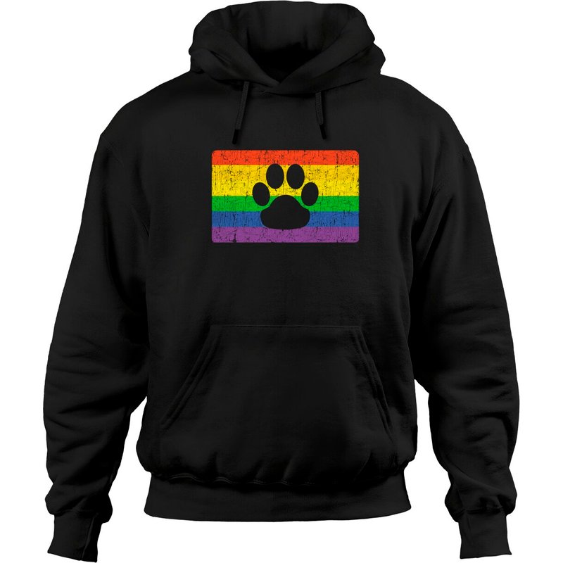 Hoodie Furry Knot Drapeau Fierté Furry pour Unisexe — Sweats à capuche pour hommes