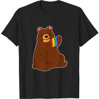 Gay Pride Bear T-Shirt for Men