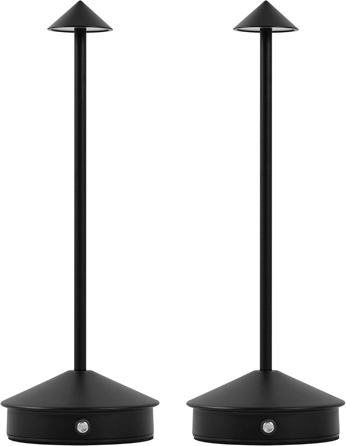 Cordless LED Rechargeable Desk Lamp - Portable Touch Dimmable (2 Pcs) — Led Desk Lamp