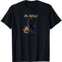 T-shirt Crow Microphone Hail Yourself Last Podcast On The Left — T-shirts pour hommes