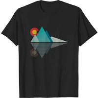 Colorado Flag Mountain T-Shirt for Men — Mens T Shirts