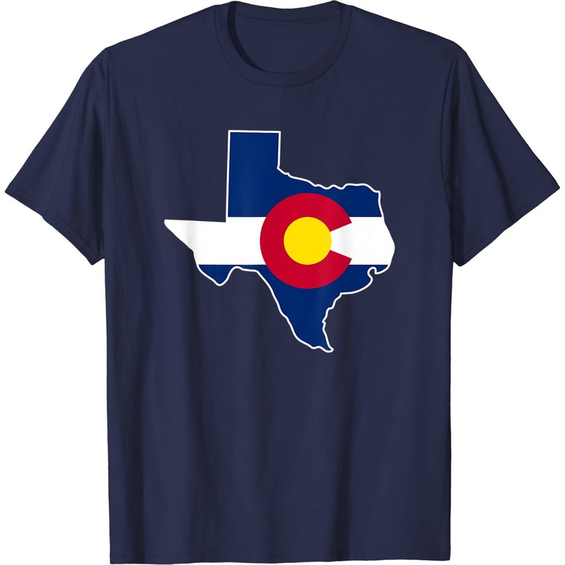 T-shirt Drapeau du Colorado de l'État du Texas pour hommes — T-shirts pour hommes