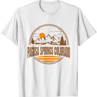 Vintage Pagosa Springs Colorado Mountain Hiking T-Shirt for Men