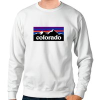 Colorado Mountains Outdoor Flag Design MCMA Sweatshirt — Mens Hoodies