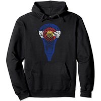 Hoodie Colorado Lacrosse | Design de Bâton de Lax Drapeau État — Sweats à capuche pour hommes