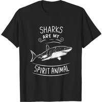 Cute Sharks T-Shirt for Men - Sharks Are My Spirit Animal