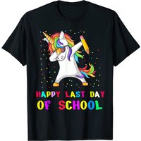 Happy Last Day Of School Unicorn T-Shirt for Men — Mens T Shirts