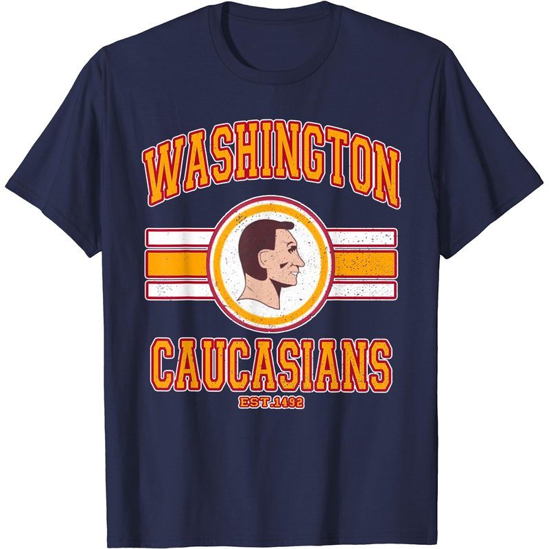 Caucasian T-Shirt Washington Caucasians Football Rednecks for Men
