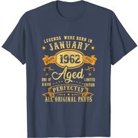 T-shirt pour hommes Legends Were Born In January 1963 — T-shirts pour hommes