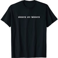 T-shirt Sinner Sinners Are Winners - Esthétique Grunge Douce pour Hommes