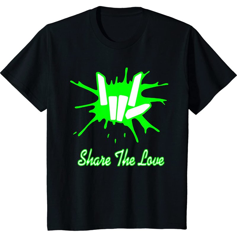 T-shirt Logo Share The Love pour Enfants et Jeunes — T-shirts pour hommes