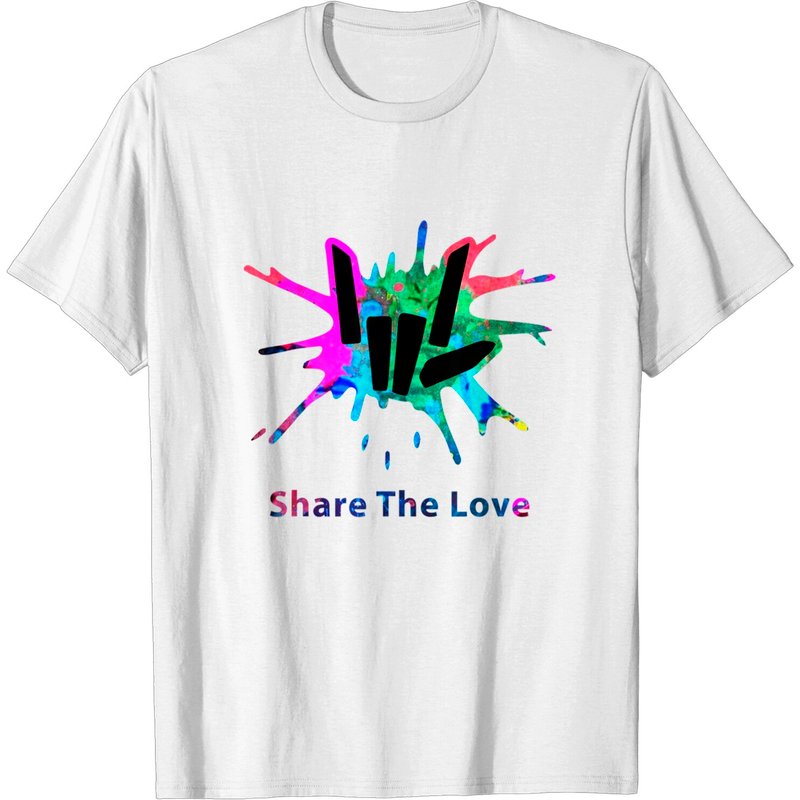 T-shirt Logo Share The Love pour hommes — T-shirts pour hommes