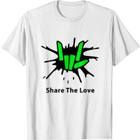 T-shirt Logo Share The Love pour hommes — T-shirts pour hommes