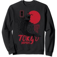 Vintage Sunset Tokyo Japan Koi Fish Sweatshirt