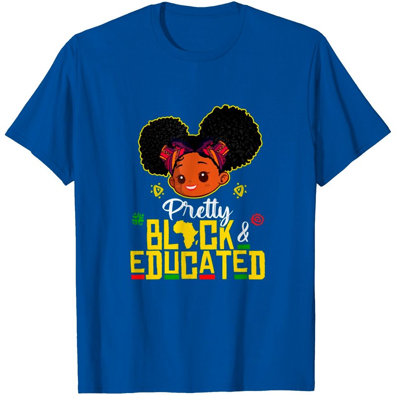T-shirt pour hommes Pretty Black and Educated Strong African Queen — T-shirts pour hommes