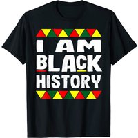 T-shirt I Am Black History Mois de l'Histoire des Noirs Fierté Afrique — T-shirts pour hommes