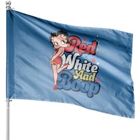 Drapeaux de Maison Betty Boop Red White And Boop