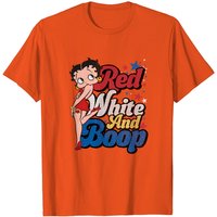 Red White And Boop Betty Boop T-Shirts for Men