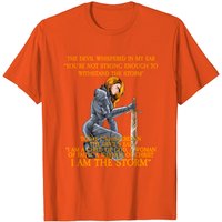 T-shirt I Am The Storm pour hommes en noir — T-shirts pour hommes