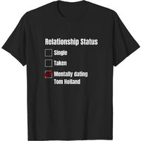 Dating Tom Holland Men's Black T-Shirt — Mens T Shirts