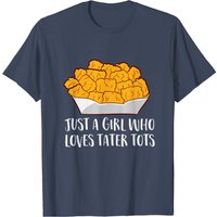 Juste une fille qui aime les Tater Tots T-shirt pour hommes